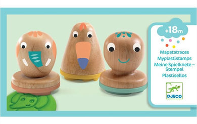 Djeco Myplastistamps Animal 3pc Set Art & Craft