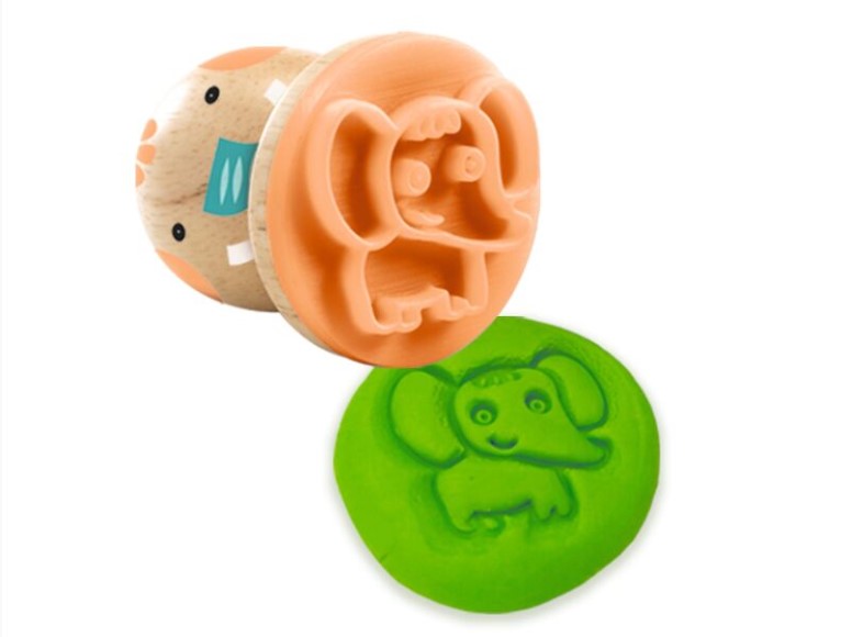 Djeco Myplastistamps Animal 3pc Set Art & Craft
