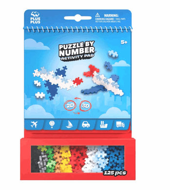 Plus-Plus Activity Pad Transportation Construction Toy