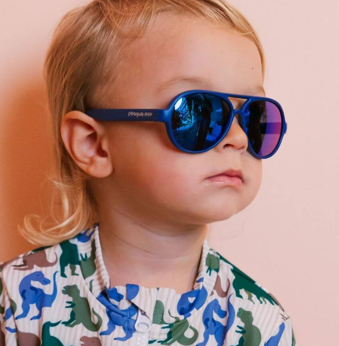 Frankie Ray Toddler Sunglasses Pilot Blue