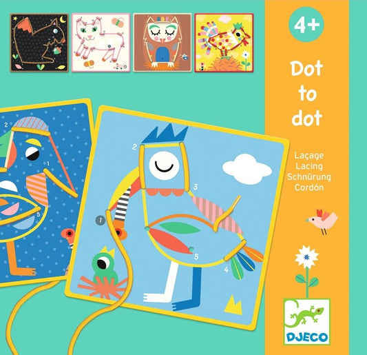 Djeco Dot To Dot Lacing Art & Craft