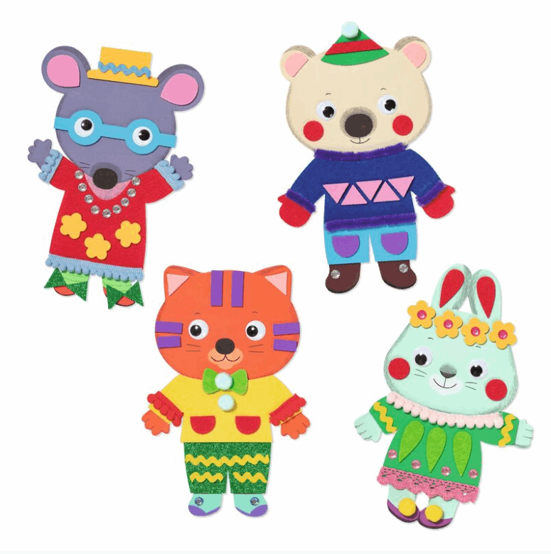Djeco Little Sweethearts Collage Art & Craft Kits