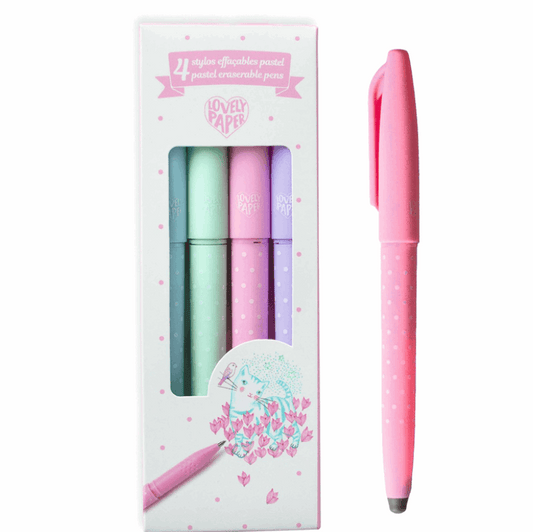 Djeco Pastel Erasable Pens 4pc Art & Craft