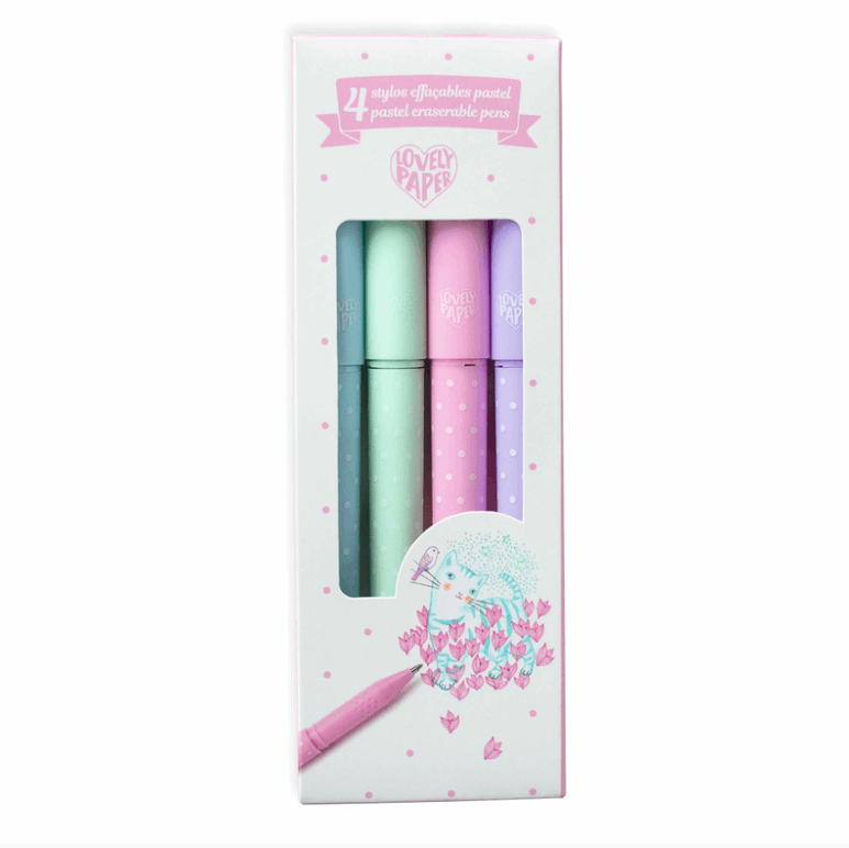 Djeco Pastel Erasable Pens 4pc Art & Craft