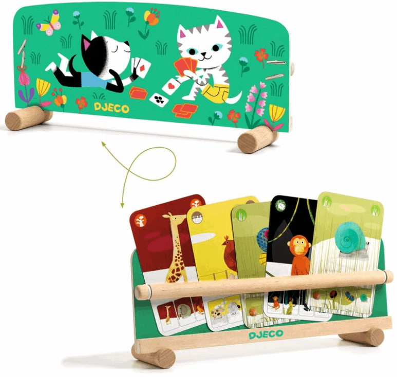 Djeco Standing Card Holder Games