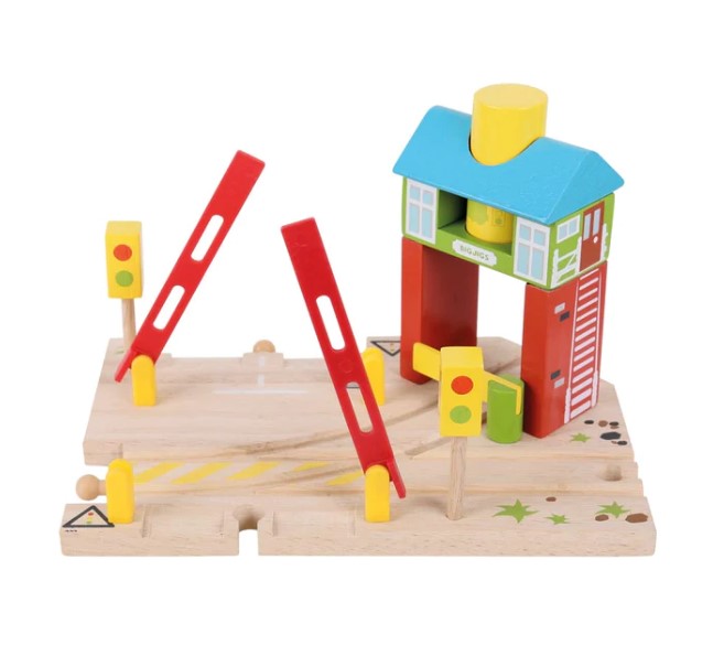 BigJigs Toys Rail Signal Box Train