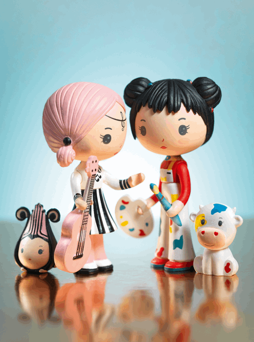 Tinyly Barbouille & Gribs Figurine figure