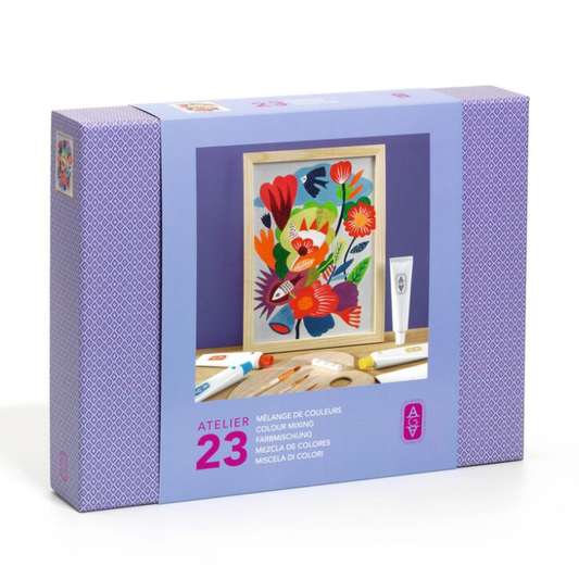 Djeco Atelier 23 Abstract Canvas Painting Kit