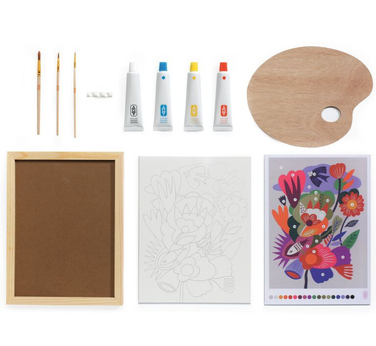 Djeco Atelier 23 Abstract Canvas Painting Kit