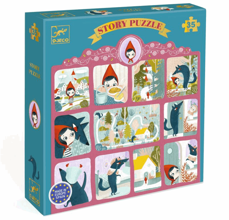 Djeco Little Red Riding Hood Story Puzzle 35pc puzzle