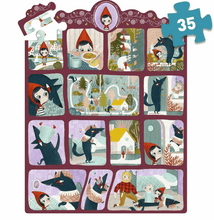 Load image into Gallery viewer, Djeco Little Red Riding Hood Story Puzzle 35pc puzzle

