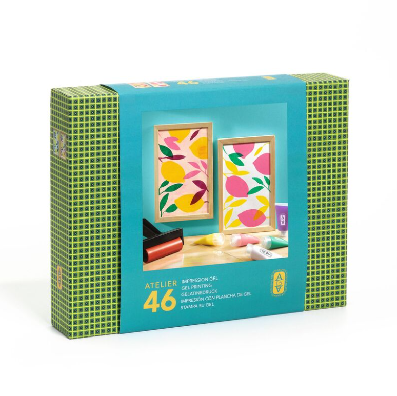 Djeco Atelier 46 Citrus Gel Printing Kit