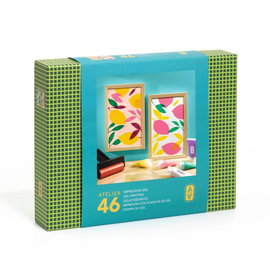 Djeco Atelier 46 Citrus Gel Printing Kit
