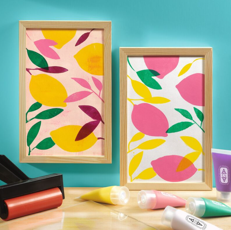 Djeco Atelier 46 Citrus Gel Printing Kit