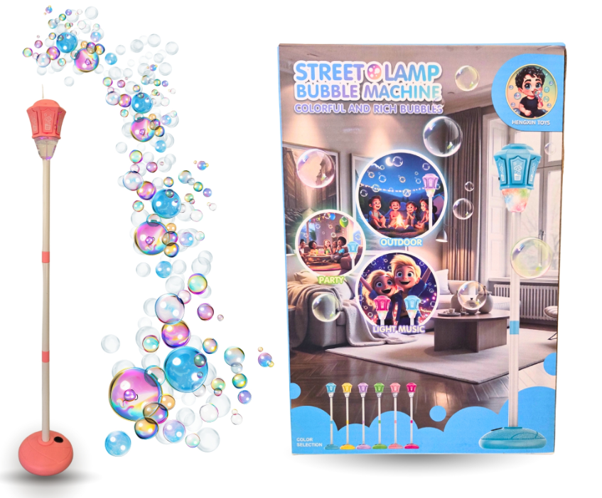 Street Lamp Bubble Machine