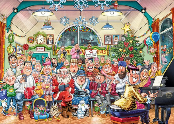 Wasgij Christmas Puzzle #16 The Christmas Show 1000pc