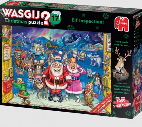 Wasgij Christmas Puzzle #17 Elf Inspection 1000pc