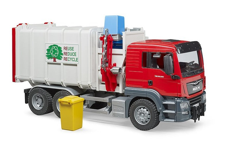 Bruder MAN TGS Side Loading Garbage Truck Construction