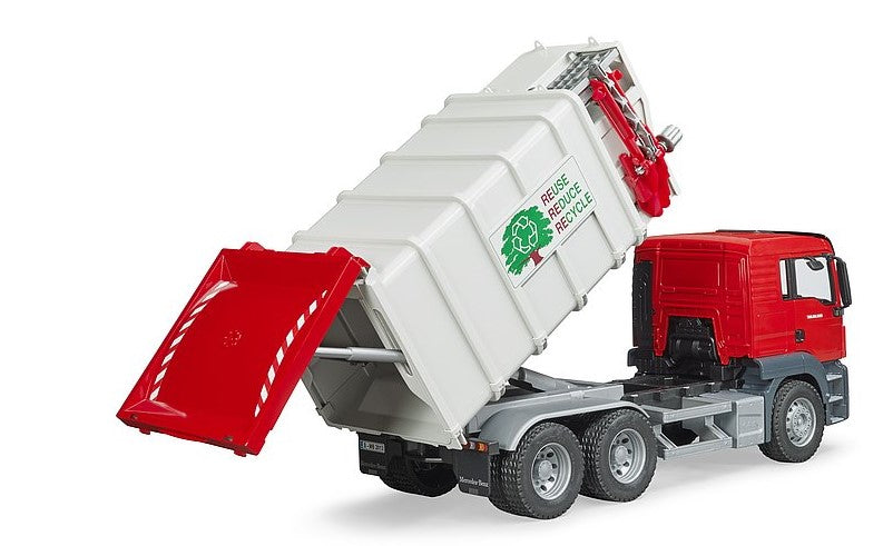 Bruder MAN TGS Side Loading Garbage Truck Construction