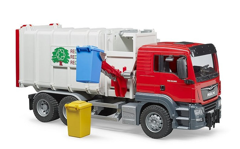 Bruder MAN TGS Side Loading Garbage Truck Construction