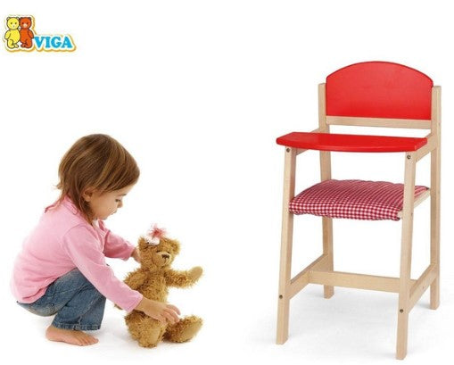Viga Doll High Chair Dollhouse