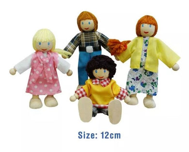 Fun Factory Doll Family 4pc Caucasian Doll