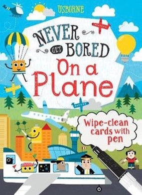 Usborne Never Get Bored on a On a Plane Cards Children's Book