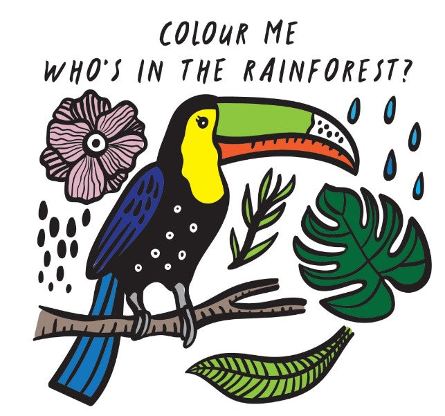 Who's in the Rainforest? Colour Me Wee Gallery Bath Book