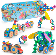 Load image into Gallery viewer, Clixo Wheel Creator Pack Construction Toy

