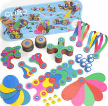 Load image into Gallery viewer, Clixo Wheel Creator Pack Construction Toy
