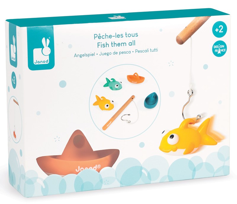 Janod Fish Them All Bath Toy