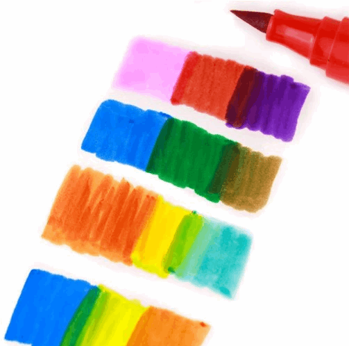 Flower Monaco Washable Markers 12pc Art & Craft Kits