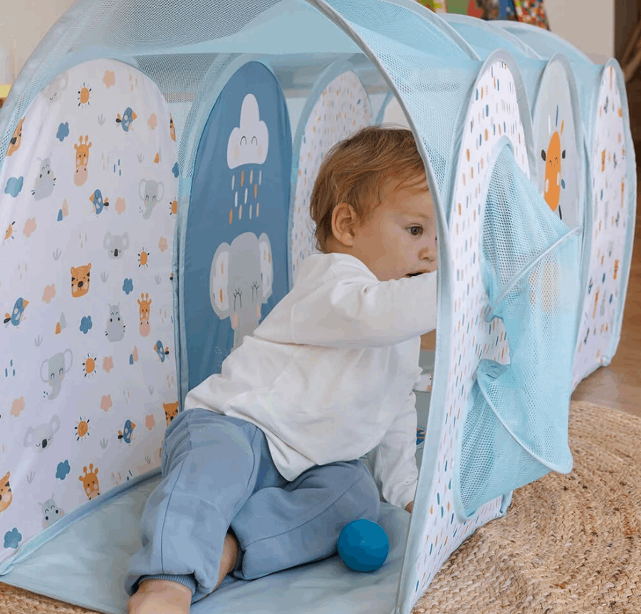 EurekaKids CUCU Tunnel Baby Activity Toys