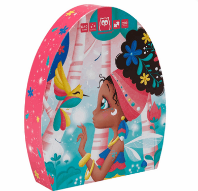 EurekaKids Mystic Fairy Glitter Puzzle 200pc Puzzle