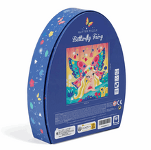 Load image into Gallery viewer, EurekaKids Butterfly Fairy Glitter Puzzle 200pc puzzle
