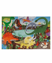 Load image into Gallery viewer, EurekaKids Dinosaur Night Glow In The Dark Puzzle 100pc Puzzle
