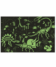 Load image into Gallery viewer, EurekaKids Dinosaur Night Glow In The Dark Puzzle 100pc Puzzle
