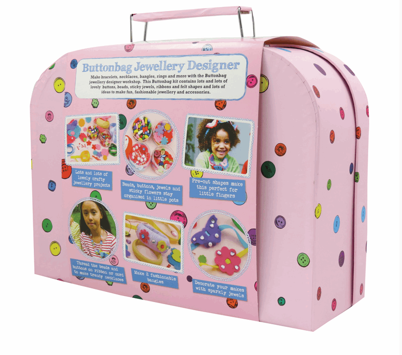 Buttonbag Jewellery Suitcase Art & Craft
