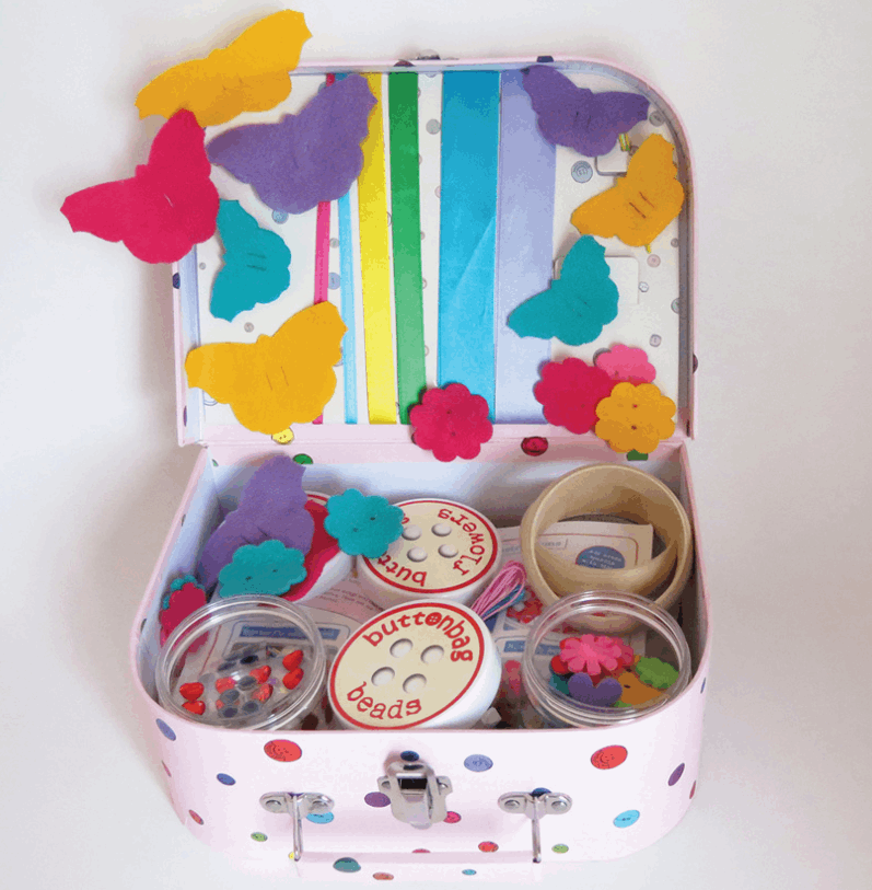 Buttonbag Jewellery Suitcase Art & Craft