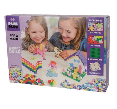 Plus-Plus Pastel Learn to Build 600pc Construction