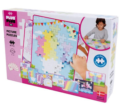 Plus-Plus BIG Picture Puzzle Pastel 60pc Construction