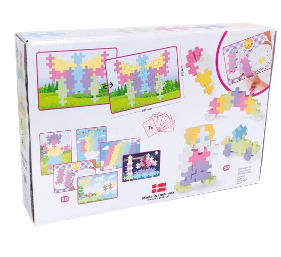 Plus-Plus BIG Picture Puzzle Pastel 60pc Construction