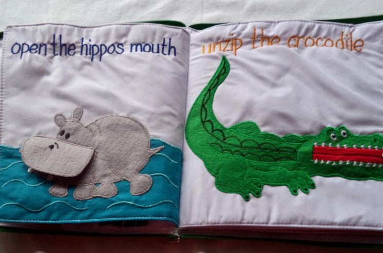 Story Time Quiet Book Wild Animals Children's Book