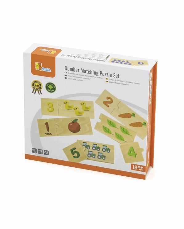 Viga Numbers Matching Puzzle Set puzzle