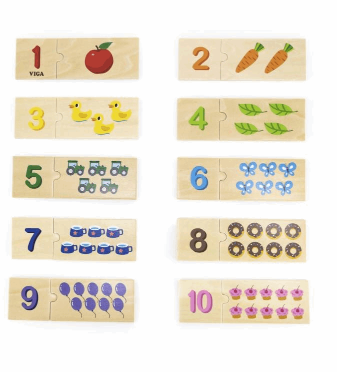 Viga Numbers Matching Puzzle Set puzzle