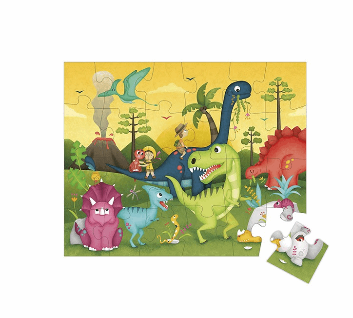 EurekaKids Dinosaur Puzzle 24pc puzzle