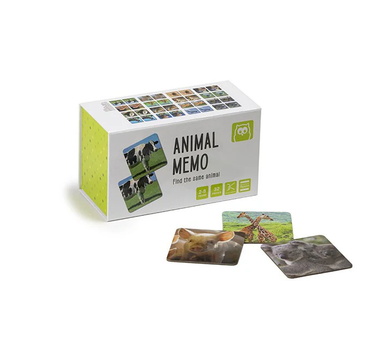 EurekaKids Animal Memo Game Card Game