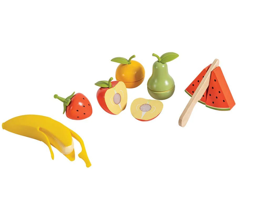 EurekaKids CooCook Healthy Fruit Playset Pretend Food Play