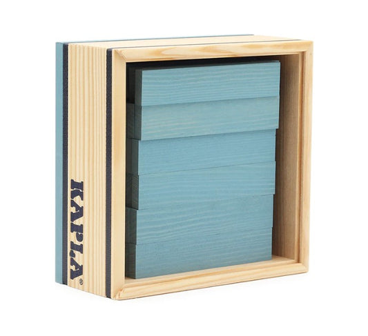 Kapla 40 Squares LIGHT BLUE Planks Construction
