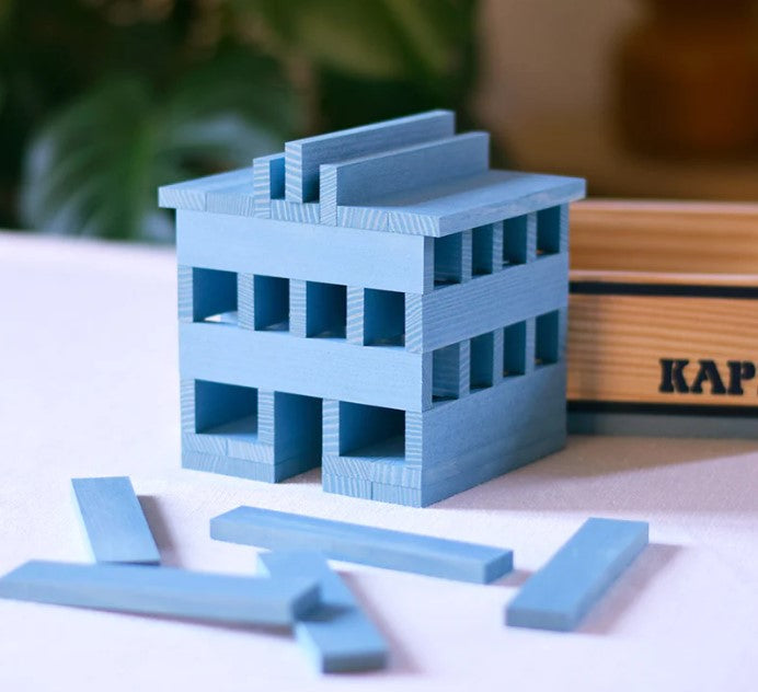 Kapla 40 Squares LIGHT BLUE Planks Construction